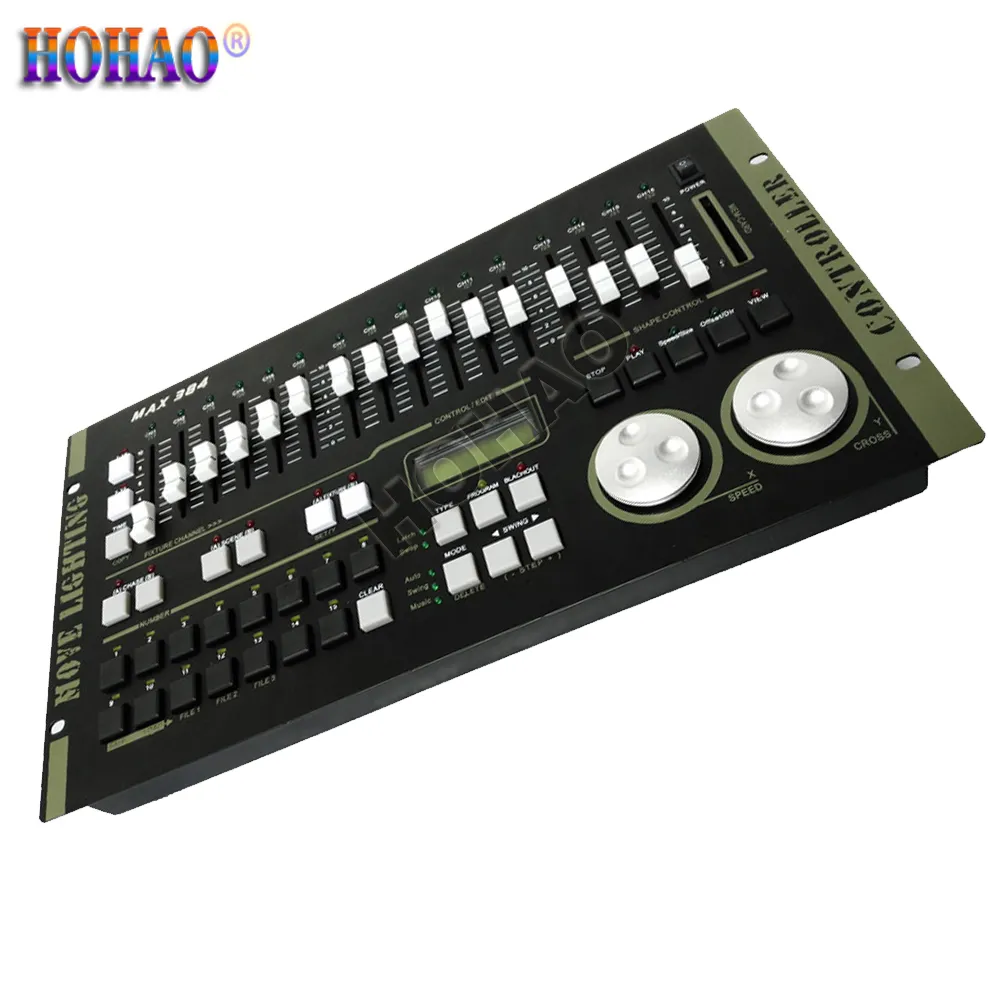 2021HOHAO Max 384 Dj Controller Super Pro512 Verlichting Console Moving Head Beam DMX512 Par Licht Dimmen Topkwaliteit Snelle verzending