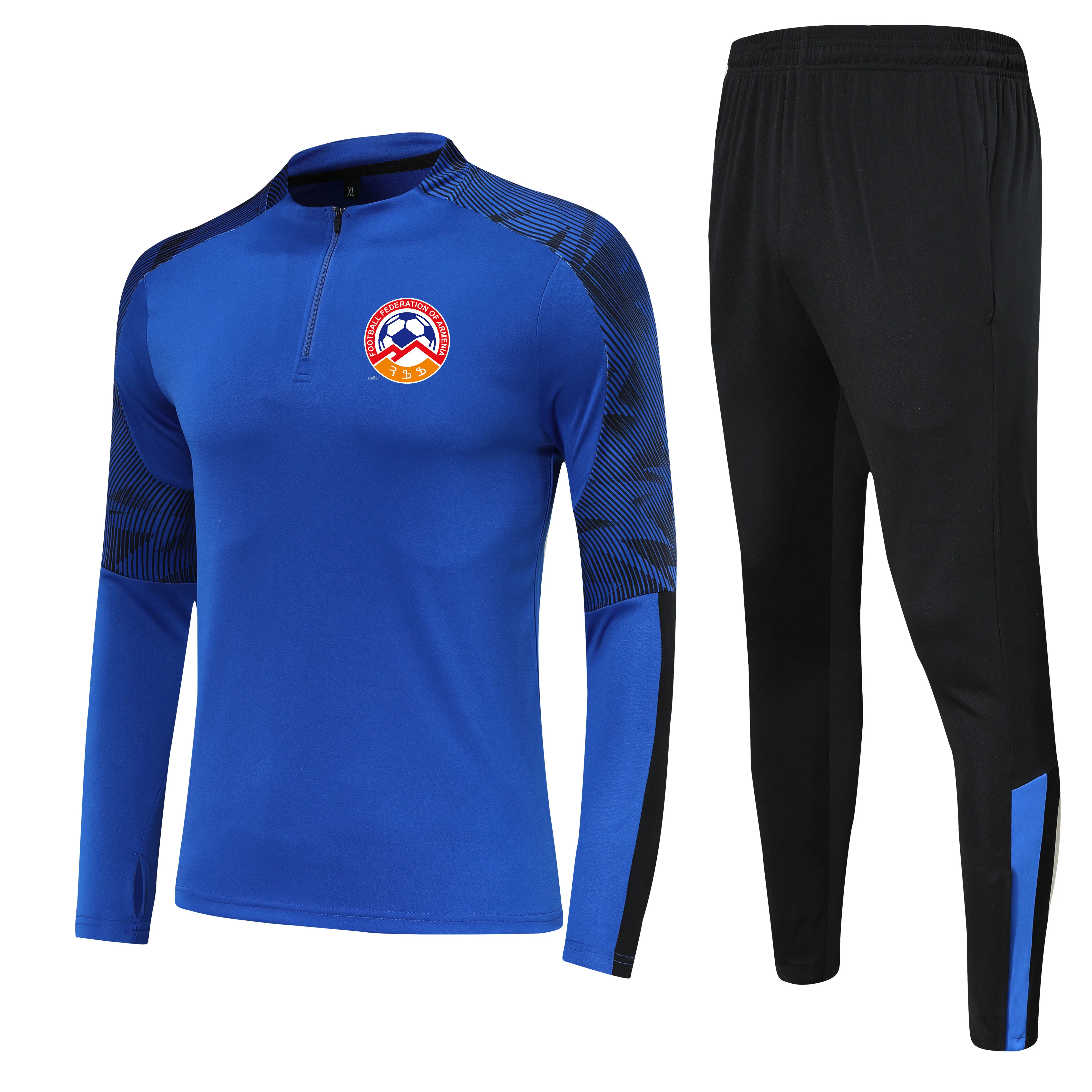 Armenia national football team Kids Size 4XS to 2Xl Running Tracksuits Sets Men Outdoor Suits Home Kits Jackets Pant Sportswear Hi278H