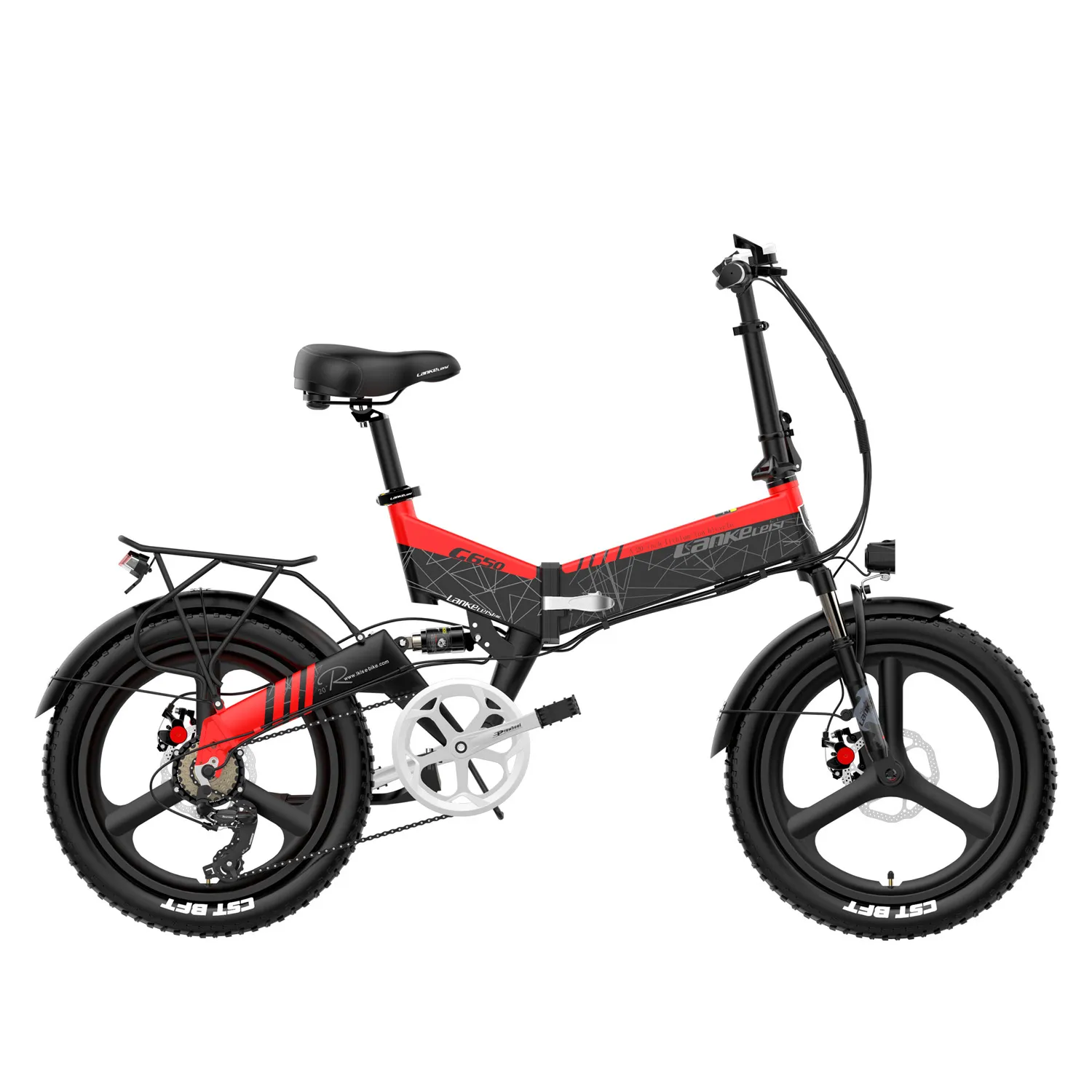 G650 Bicicleta El ctrica Plegable De 20 Pulgadas 48V 14.5Ah
