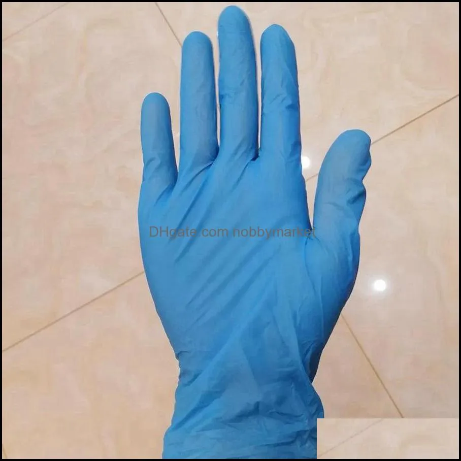 Latex Nitrile Gloves PVC Non Sterile Multifunctional Household Cleaning Safety Rubber Disposable Gloves Food Service Gloves DDA127