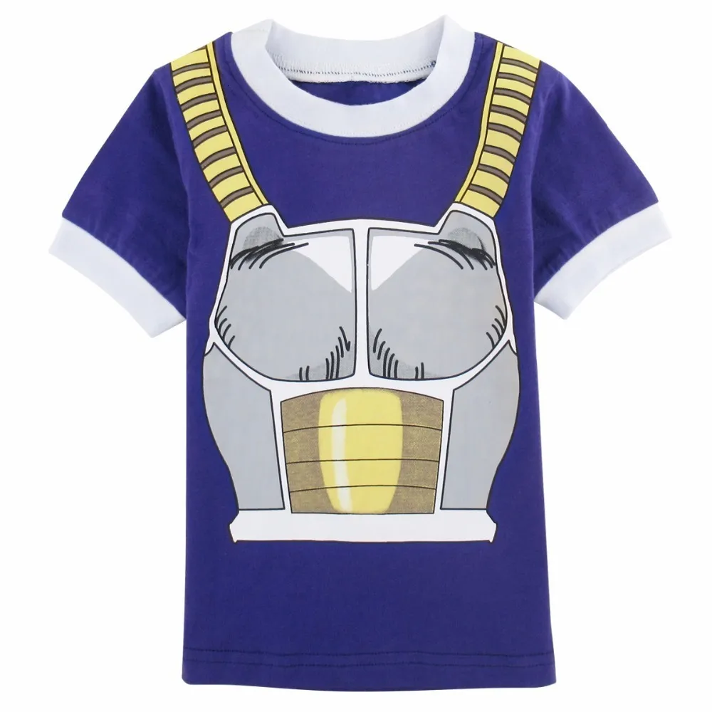 Pajamas Kids Baby Boys Cartoon Vegeta Goku Costume Clothing Short