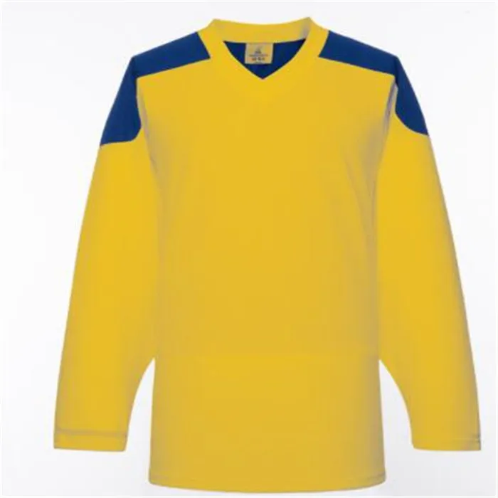 Mann leere Eishockey-Trikots Uniformen Großhandel Praxis Hockey-Shirts Gute Qualität 021