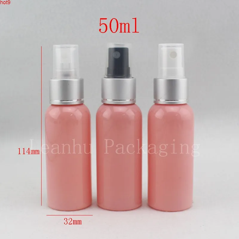 Commercio all'ingrosso, 50ml Mini bottiglia di plastica colorata spray bottiglia di schiuma trucco per le donne cosmetico carino strumento per conservare il profumo ecc. buona quantità