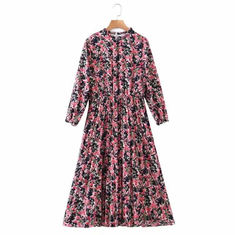 knee length dresses for ladies Summer Casual Dresses Woman Party Night Three Quarter Sleeves Midi Dre main image 0