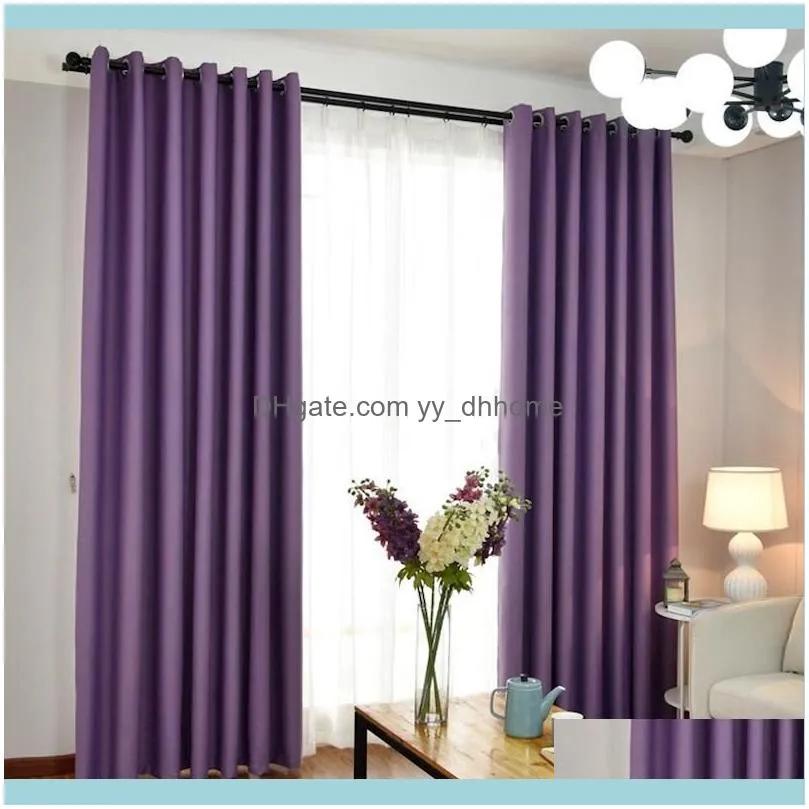 Modern Curtains for Living Room Blackout Curtains Pink/green/blue/purple Bedroom Finished Drapes for Window Treatment Tulle1