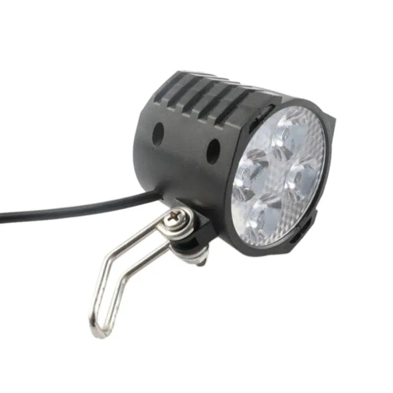 Fietsverlichting E-Bike Led-koplamp 12V 24V 36V 48V 60V 72V Fietslicht Met Hoorn Waterdicht Front