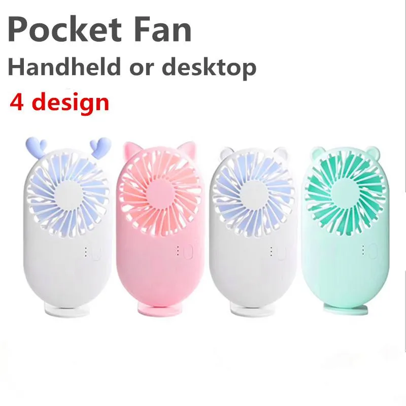 Gadgets Portable Rechargeable USB Charge Cool Amovible De Poche Mini Ventilateurs Extérieurs De Poche Pliant Ventilateur Party Favor