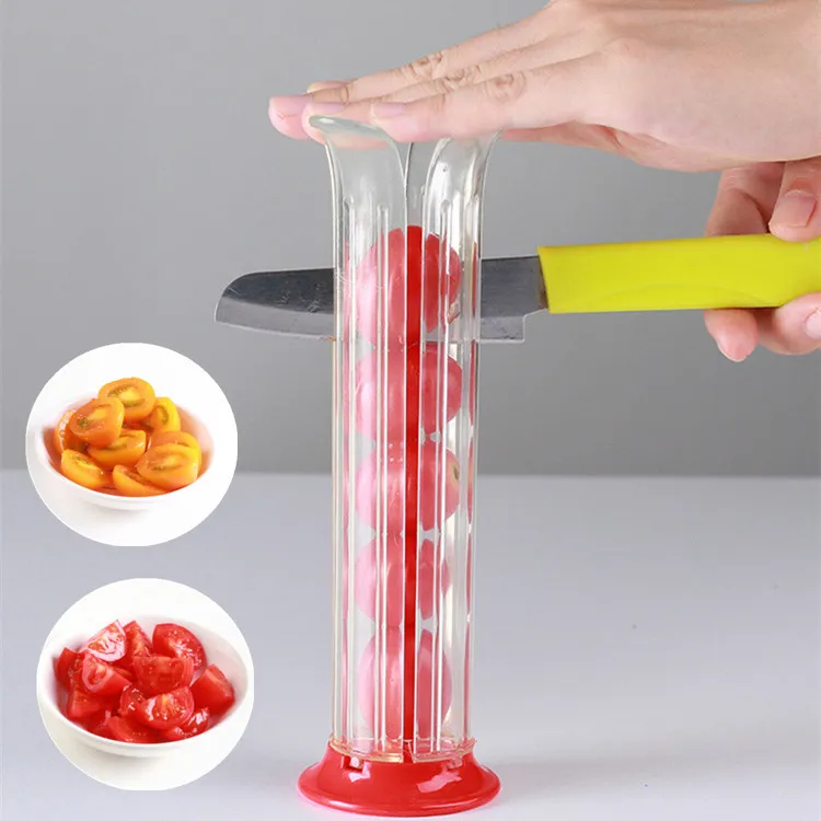 Strawberry Tool Tomato Grape Cherry Slice Vegetable Salad Make Gadget Vertical Fruit Slicer Kitchen Supplies
