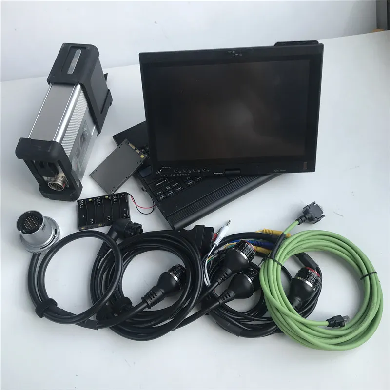 MB Star C5 outil de Diagnostic SD Connect Plus ordinateur portable X220t 4G écran tactile HDD SSD 2022.12v D.AS/ DTS/pour voitures M-B