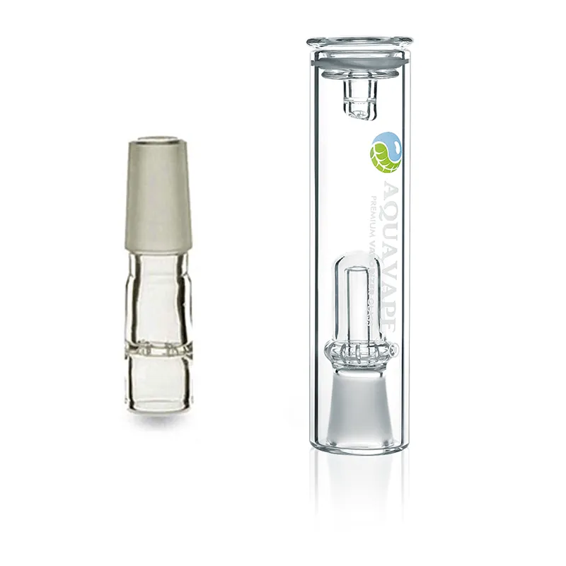 Accesorio de fumar Osgree Adaptador de vidrio de tubería de bong de agua de 14 mm con burbujeante de vidrio de hidratube Aquavape 3 para aire arzer 2 max solo 2