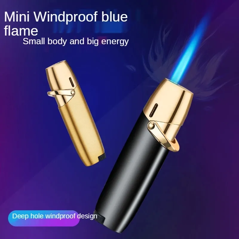 Metal Windproof Gas Butane Torch Jet Lighter for Cigarettes Portable 3.36 ×  1.06 × 0.71 in from Dhgate Lighters