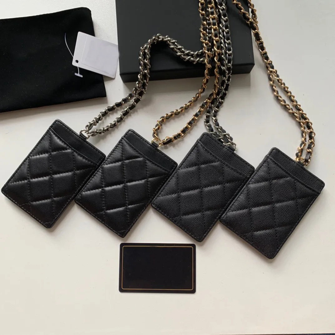 Klassisk lyx modemärke plånbok vintage dam brun läder handväska designer kedja axelväska med låda grossist A81110 10.5-7-0.5
