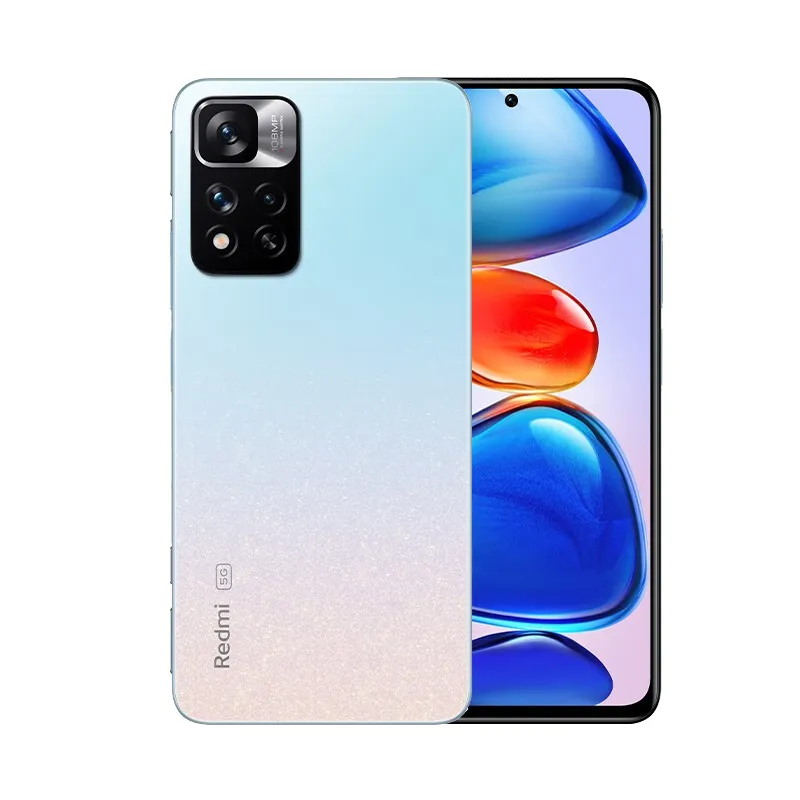 Telefono cellulare originale Xiaomi Redmi Note 11 Pro 5G 6 GB RAM 128 GB ROM Octa Core MTK Dimensity 920 Android 6,67 pollici Schermo intero 108 MP AI NFC Fingerprint ID Smart Cell Phone