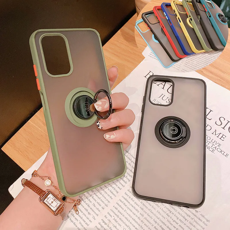 Magnetic Phone Cases For Xiaomi Redmi Note 10Pro 10S 9 Mi 11 Lite Ultra 11i 10T Pro POCO X3 Pro Cover Holder Ring Fundas