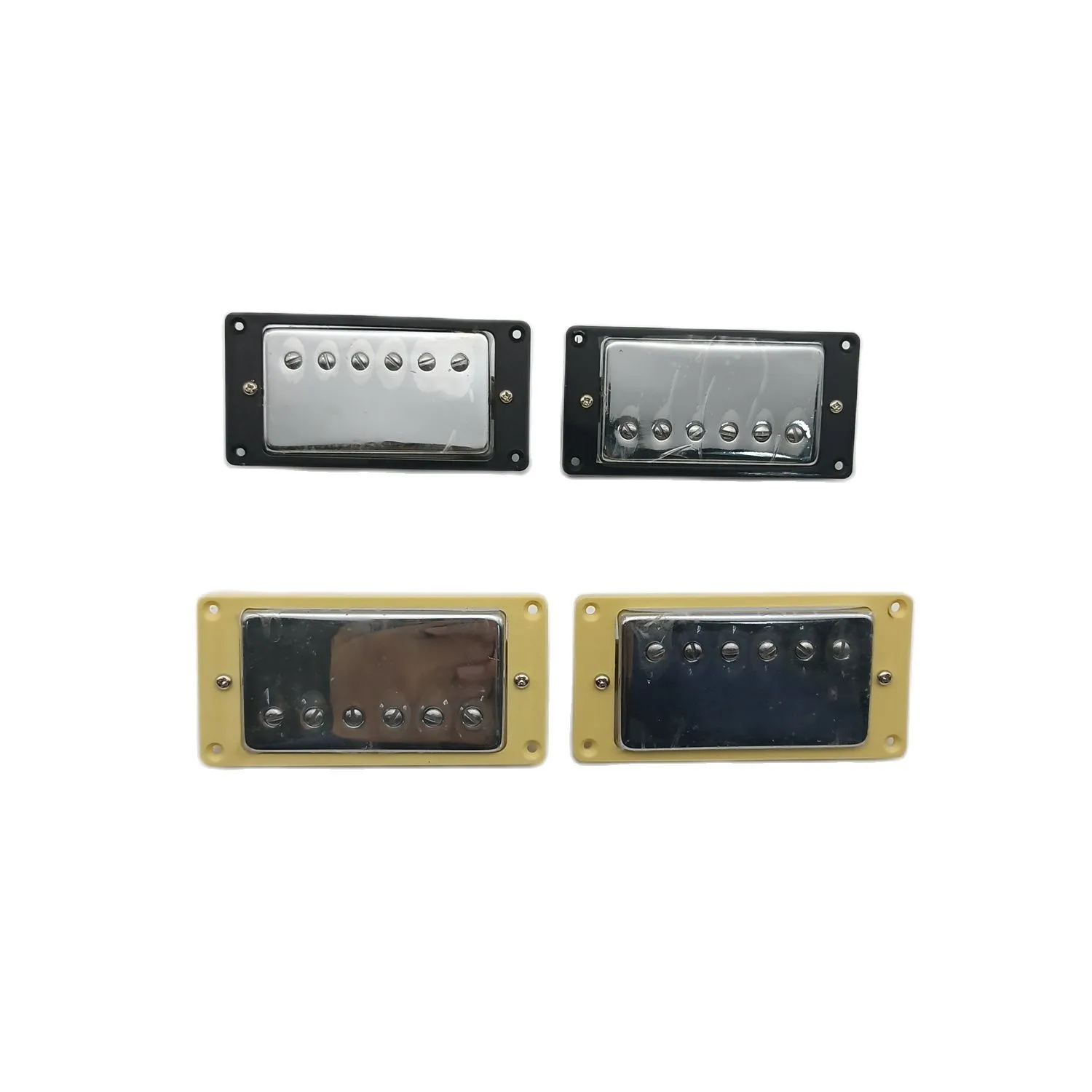 アップグレードAlnico 5 Humbucker Pickups 1c編組シールドギボソンのためのワイヤーハーネスと編組シールドすべてのギター1セット