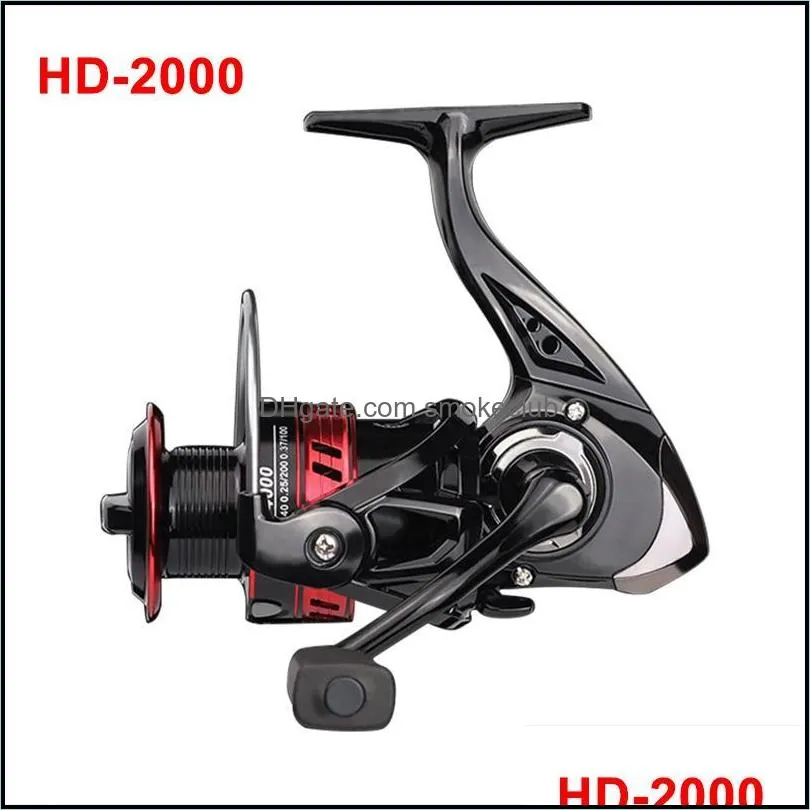 Full Metal Spin Fishing Reels Light Weight Ultra Smooth Powerful Reel BHD2 Baitcasting