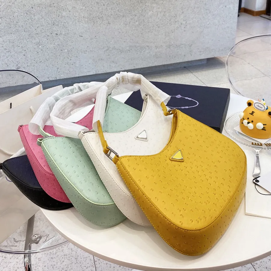 2022 Top-quality Armpit Beach Bags Classic Leather Designer Handbags for Ladies Shoulder Bag Baguette Multi-Color Fashion wholesale