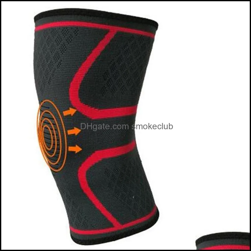 1pc Nylon Elastic Sports Knee Pads Breathable Knee Support Brace Running Fitness Hiking Cycling Knee Protector Joelheiras 534 Z2