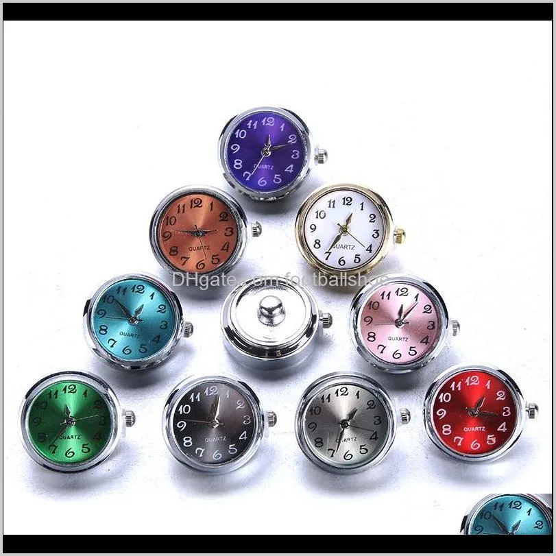 diy 18mm glass watch snap buttons interchangeable jewelry can move replaceable snaps buttons fit snap button bracelet jewelry1