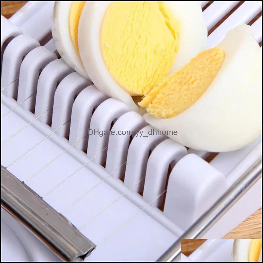 Luncheon Meat Slicer Boiled Egg Fruit Slicer Stainless Steel Soft Food Cheese Sushi Cutter Canned Meat Cutting Tool Kitchen Gadgets