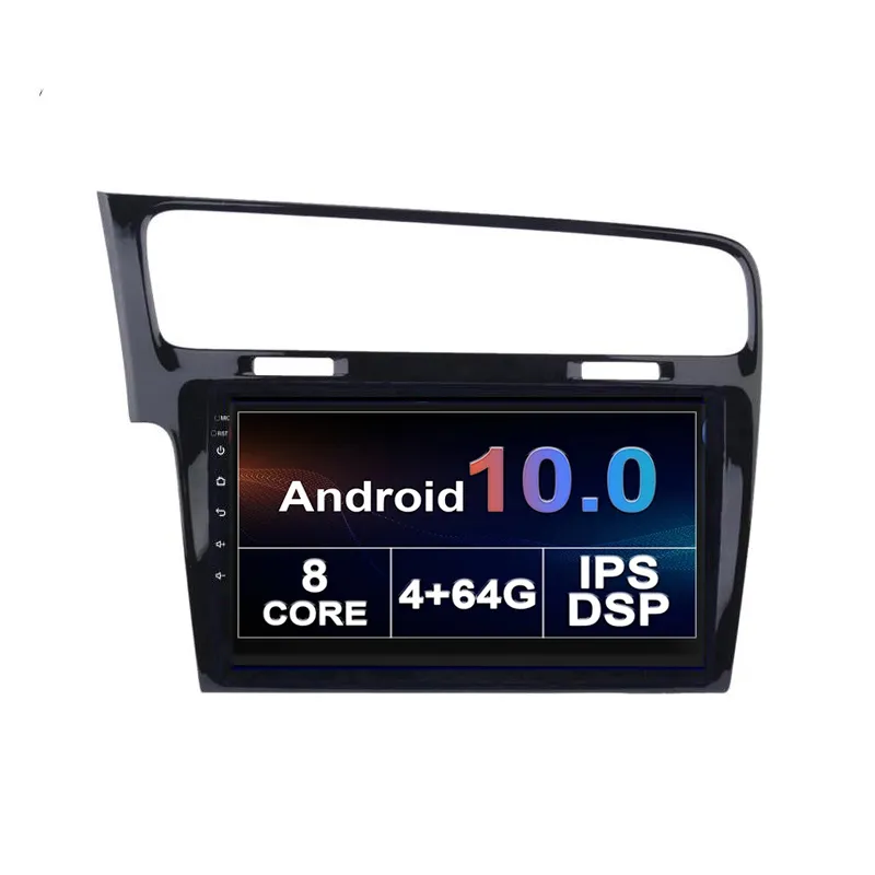 carro dvd rádios 2din android para vw golf 7 2014-2018 player headrest venda com espelho link fábrica atacado