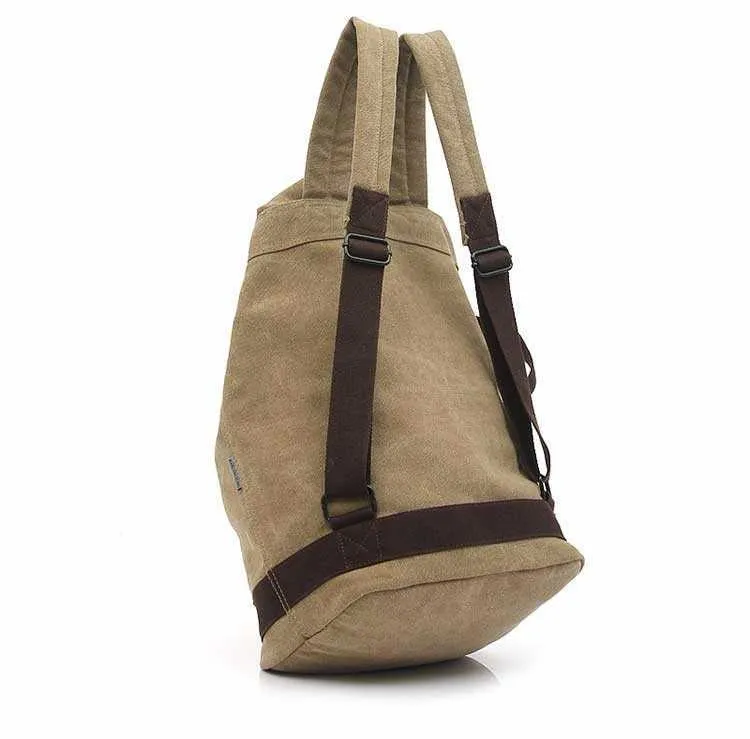 canvas vintage backpack