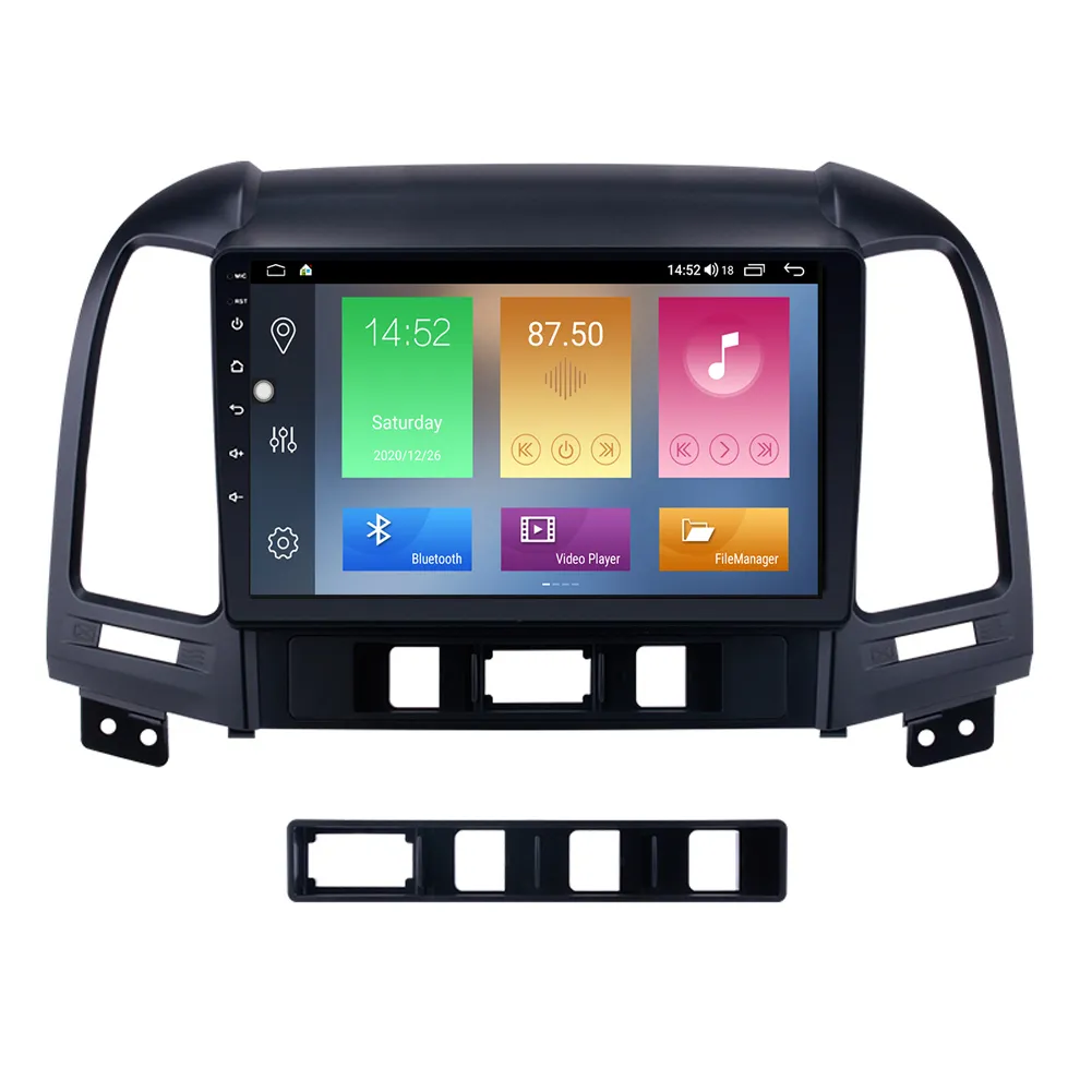 Android Car dvd GPS Navigation Player Audio System for HYUNDAI SANTA FE 2005-2012 Radio Upgrade withTouch Screen WiFi 3G