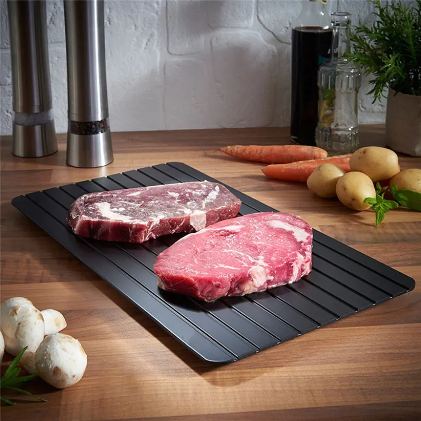 트레이 고기 또는 냉동 된 식품 도구를 빠르게 전기 전자 레인지없이 빠르게 사용하십시오. HH7-899