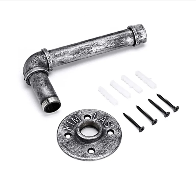 Industrial Style Wall Mount Iron Pipe Paper Holder Vintage Kitchen Bathroom  Wall Hanging Roll Shelf Rack Toilet Tissue Towel Rack From Qimeiyao22,  $17.37