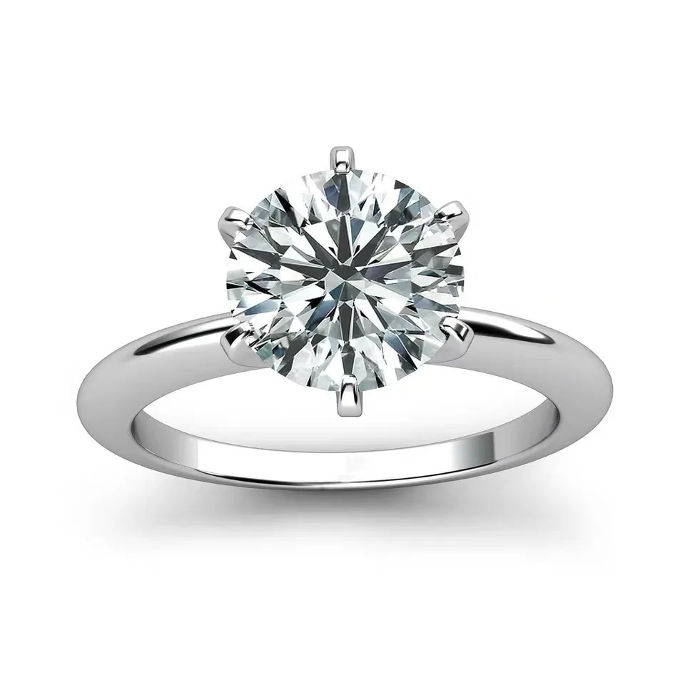 Bijoux de diamant de diamant moissanite 3ct 3ct de 1cct