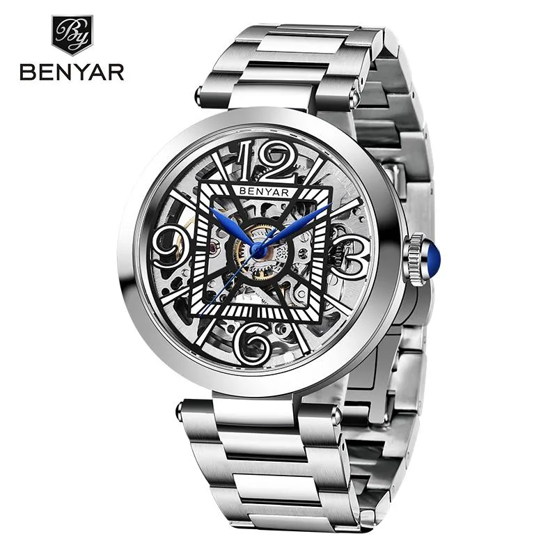 Wristwatches 2021 BENYAR Luxury Business Brand Watch Mechanical