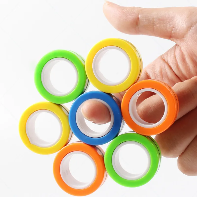 Magnetic Anti-Stress Rings Premium Quality Fidget Toys for Stress Relief  Pcs/Set Shop Now!