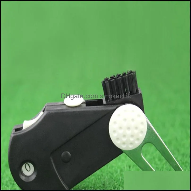 Golf Training Aids 1PC 5In1 Score Counter Aid Foldable Multifunctional Lawn Tool Portable