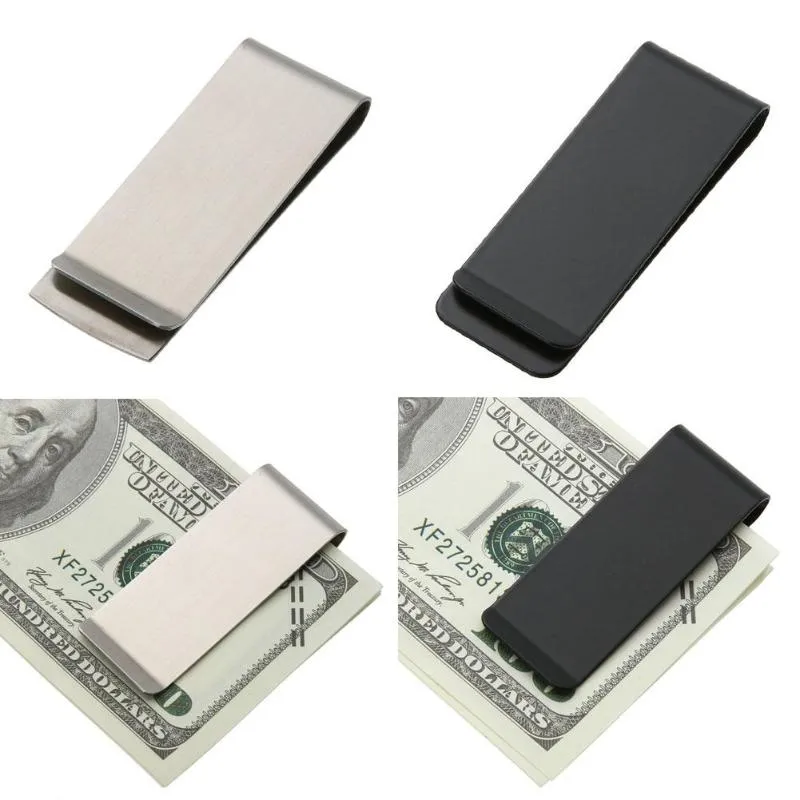 Sac Clips Métal Inox Bonne Qualité Steel Steel Cash Clip Collier Carte de poche pour hommes