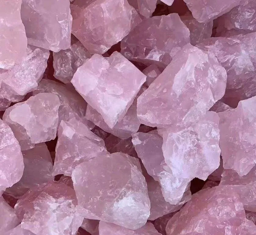 Natural Quartz Crystals Rose Quartz Rough Stones Large Pink Raw ...