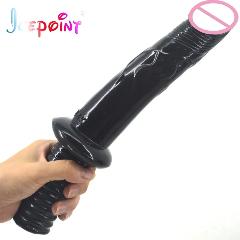 Realistic dildo parafuso punho brinquedos sexuais para mulheres adultos produtos anal dildo ass massagem sexo loja lésbica masturbar flertando y201118