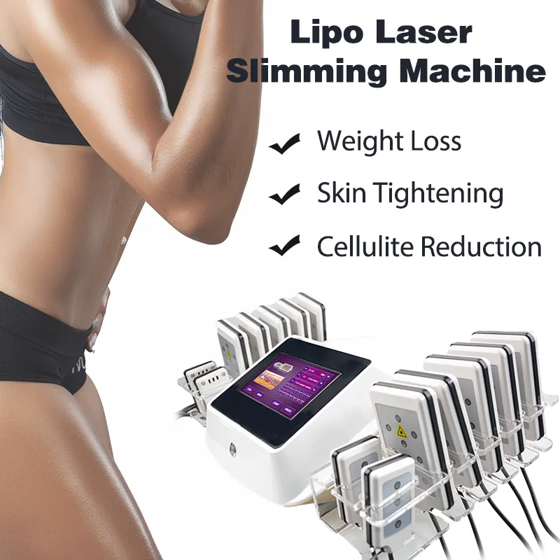 Corps professionnel de 650nm Lipolaser amincissant la machine avec l'équipement mince de beauté de laser de 14Pads Lipo