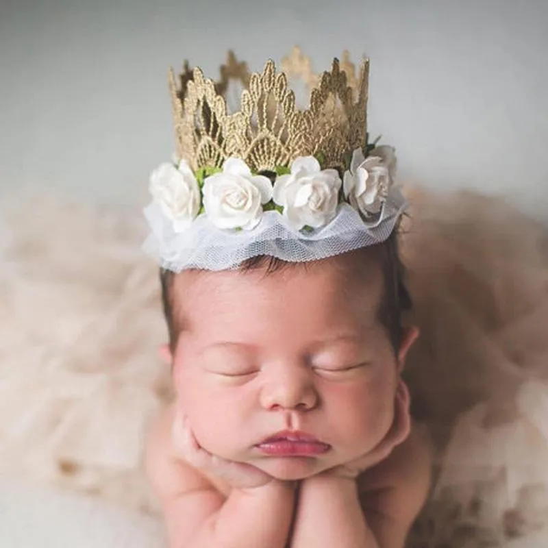 Bébé Princesse Tiare Couronne, Bébé Chapeau d'anniversaire