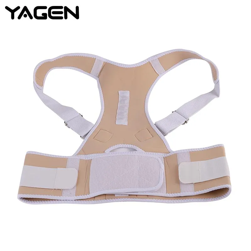 Adjustable Magnetic Posture Corrector Corset Back Brace Belt Lumbar Support Straight For Men Women S-XXL