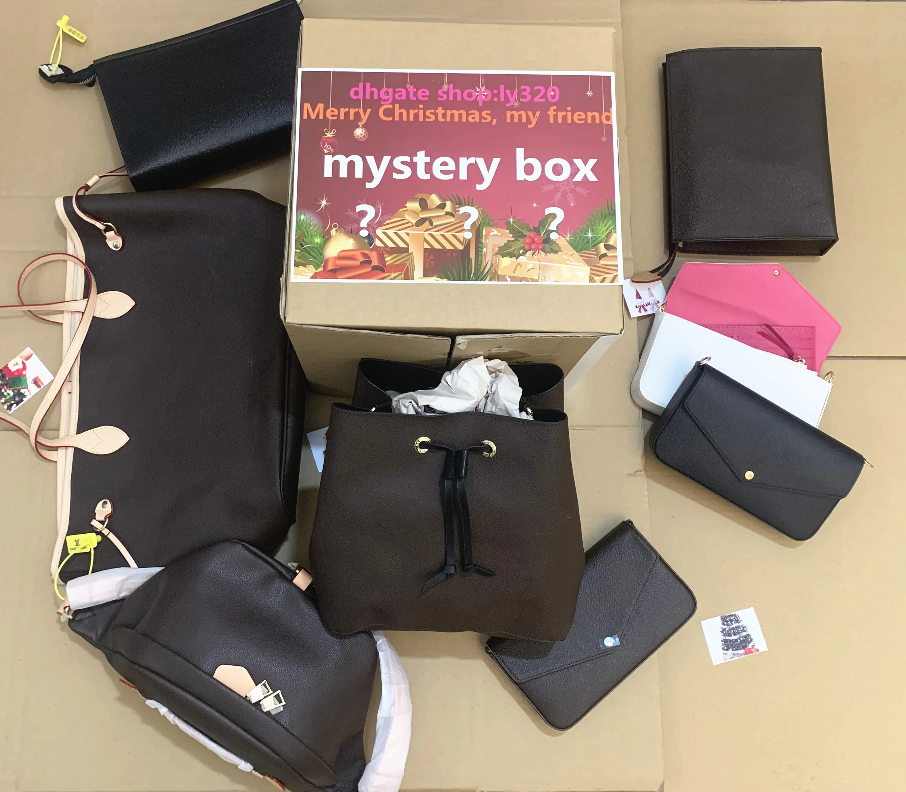 bags Mystery Box Random Bag Handbags Purses Wallet Tote Birthday Surprise favors More Gifts 20212022