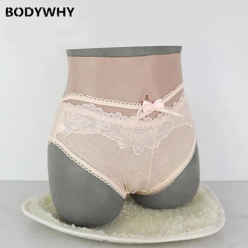 Crossdresser Silicone Fake Bugina Calças Art Art Artificial Latex Underwear  Transgender Falso Pussy Shemale Cosplay Shapewear Shape De $3.115,09