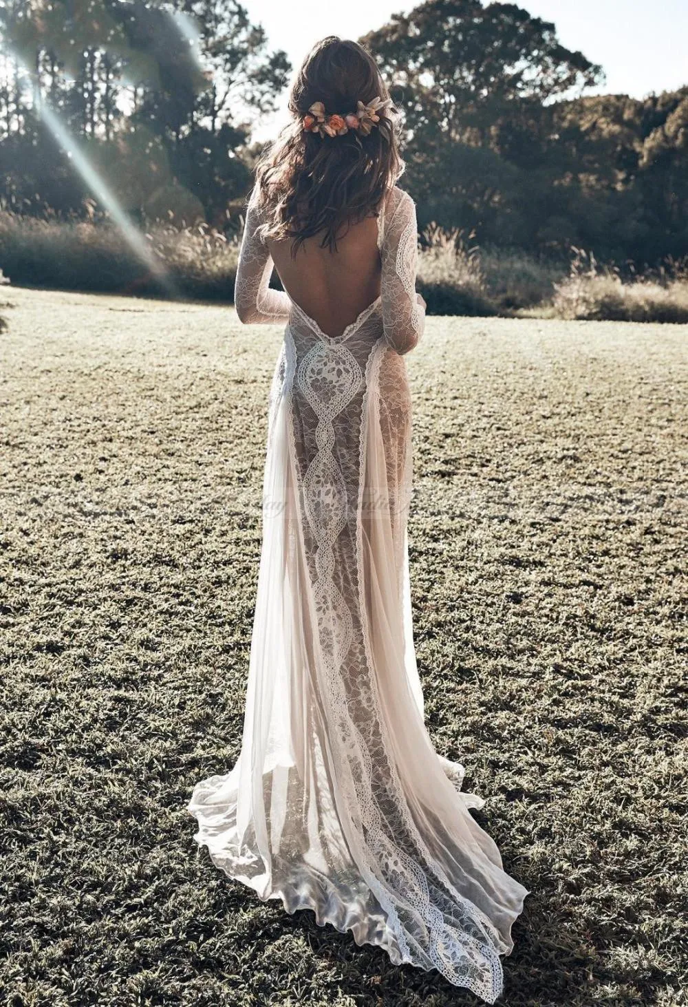Boho Lace Boho Lace Wedding Dress For Women 2021 Collection Long