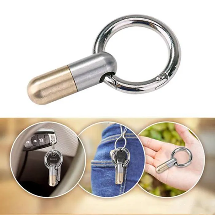 Capsule Knife Sharp Keychain Micro Cutting Tool function Open Can keychains Pocket Cutter Pill Mini For Travel WY1234