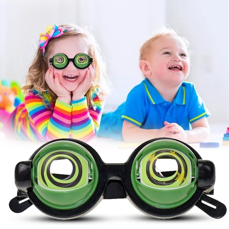 Party Favorit Roliga Pranks Glasögon Crazy Eyes Toy For Christmas Birthday Gifts Plast Novelty Kids Personlighet Tricky Prank Eyes Joke Gags Leksaker