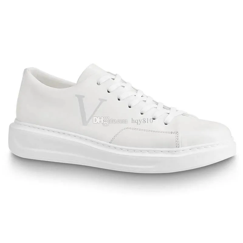 genuine leather mans shoes luxury fashion Brand Designer sneakers white black Designer shoes size 38-44 model 390693738
