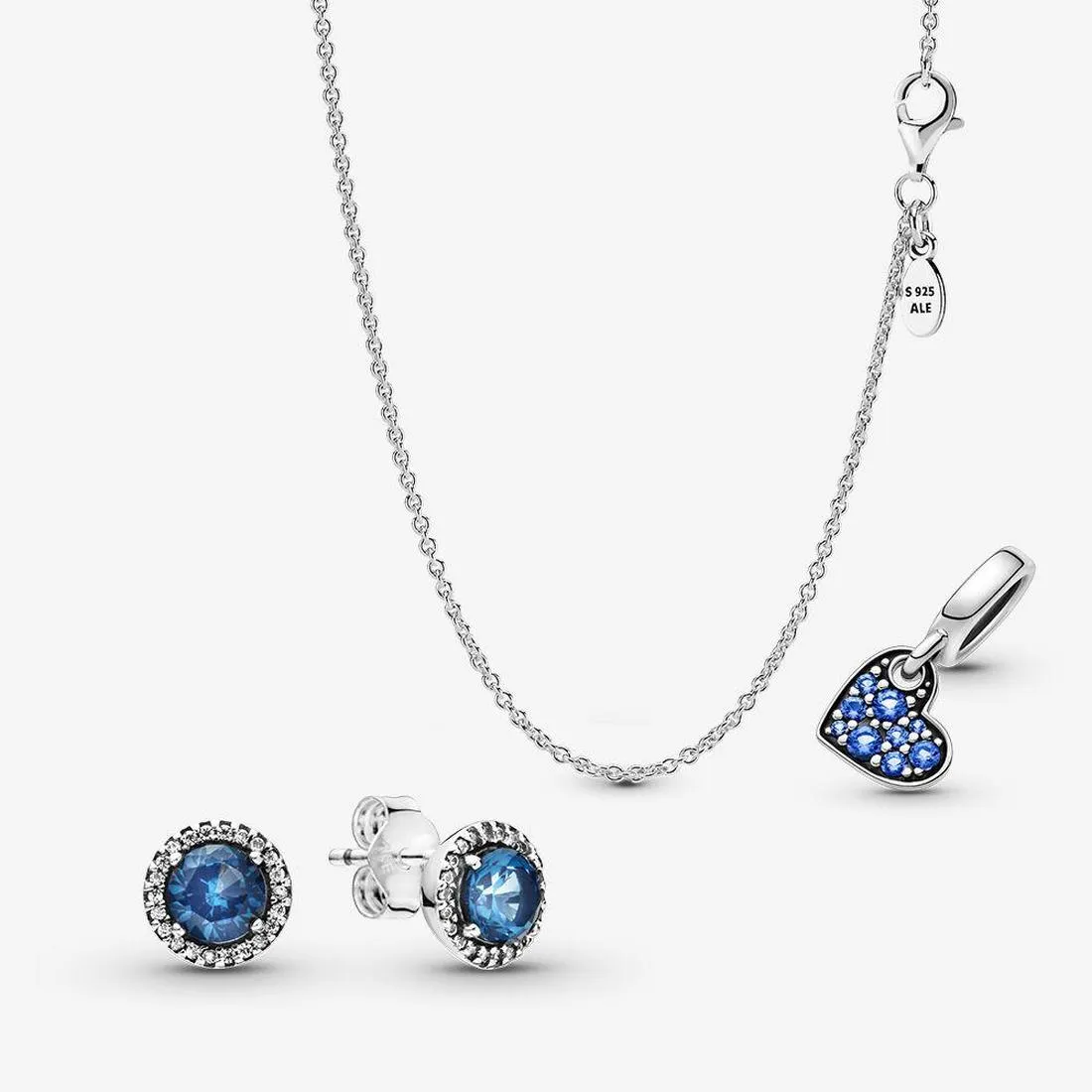 Freehand Heart Necklace and Earring Set – Shop Pandora Jewelry