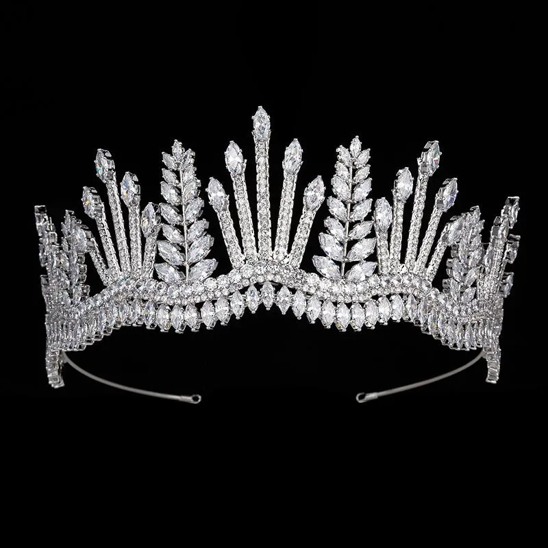 Tiaras and Crown Hadiyana Trendy Vintage Women Exclseite Excluestite Lady Party Barty Bass BC5784 Accesorios Para El Cabello Clips Barr