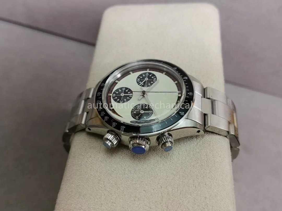 Montres de créateurs Rolxs nouvelles montres mécaniques automatiques pour hommes en acier inoxydable étanche à l'eau 4130 Mouvement saphir montres-bracelets réglables 104766 X