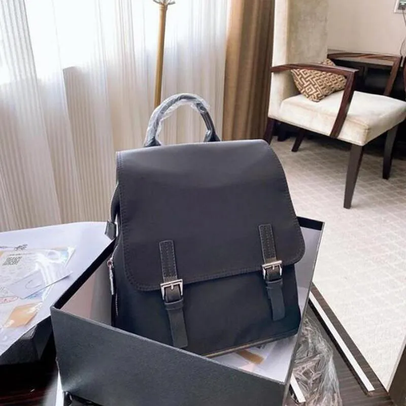 School Bags Without box high quality neutral Internal mezzanine women`s zipper Fashion Shoulder Bag Large Capacity backpack schoolbag men`s travel handbag wallet