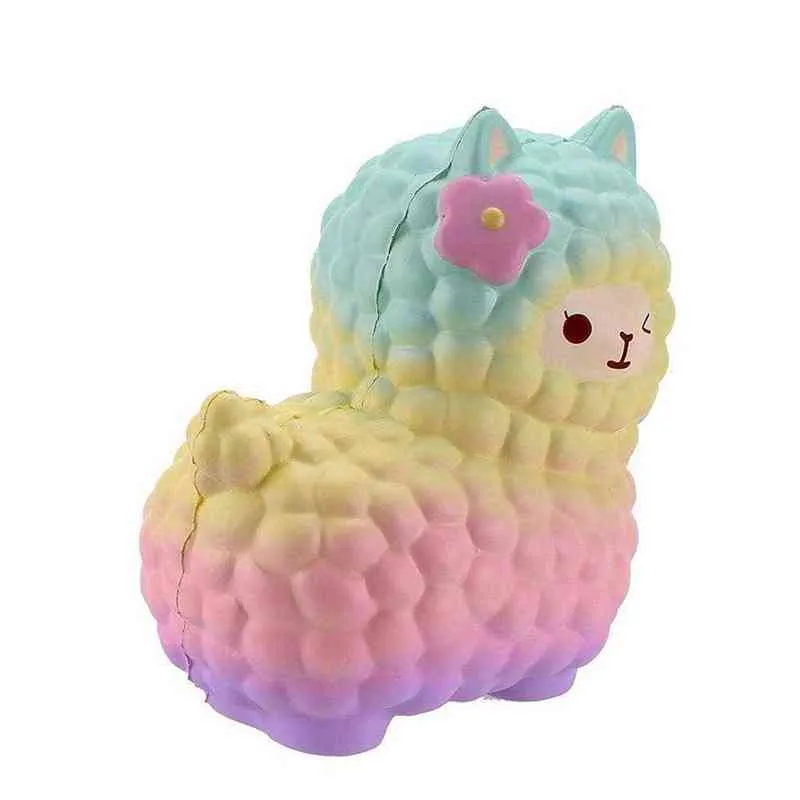 Jumbo Sheep Alpaca Squishy Cute Galaxy Slow Rising Squeeze Toys